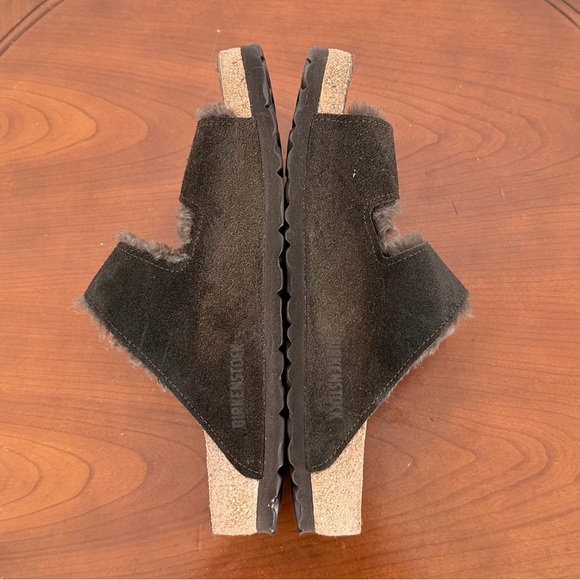 Birkenstock Arizona Shearling Lined Leather Strap Sandals | EU 37 - Picture 2 of 8